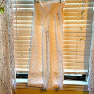 Old Navy White Linen Pants